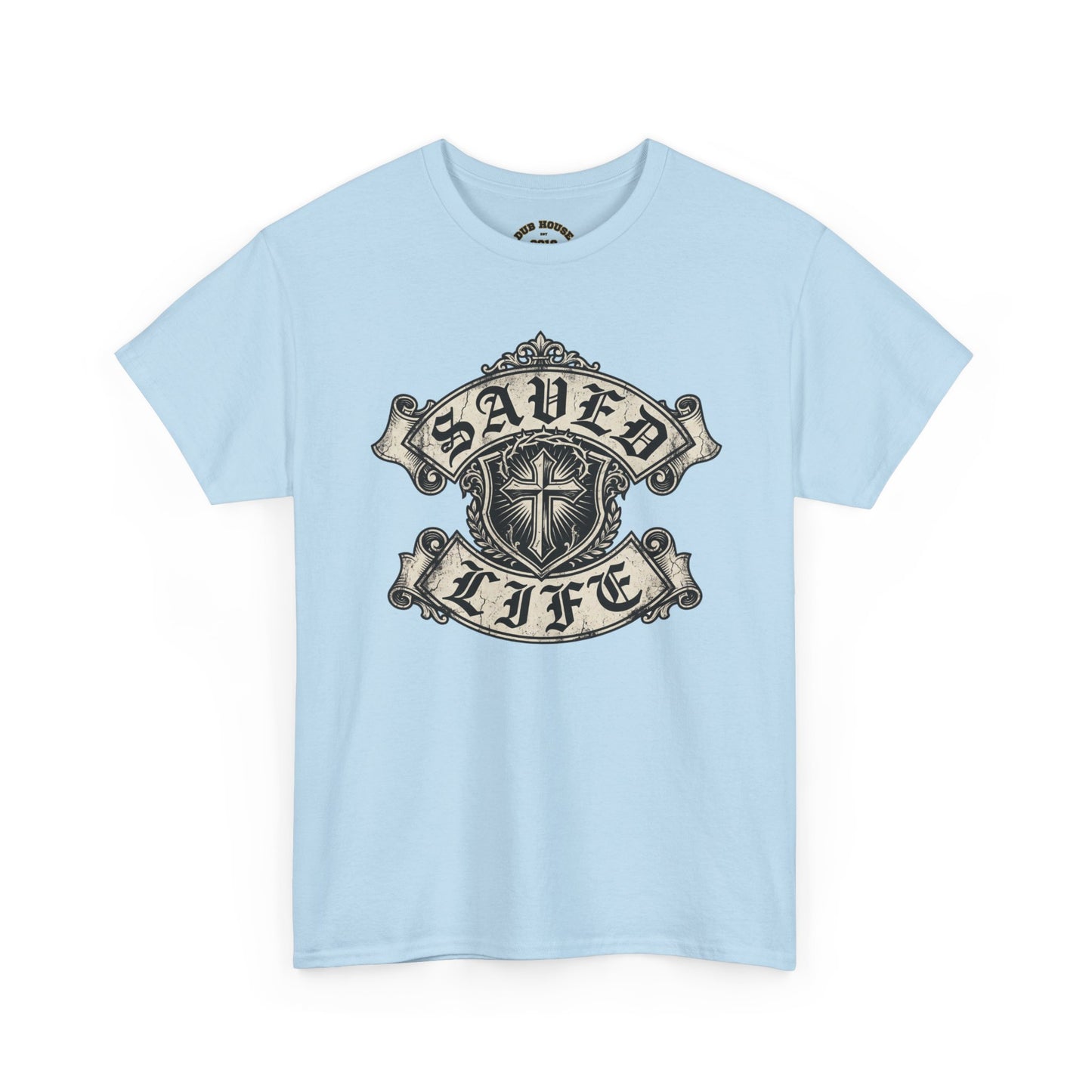 Saved Life Tee — Christian Cross