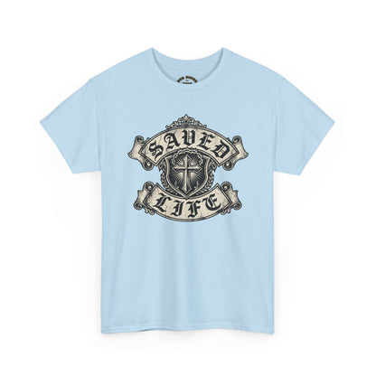 Saved Life Tee — Christian Cross