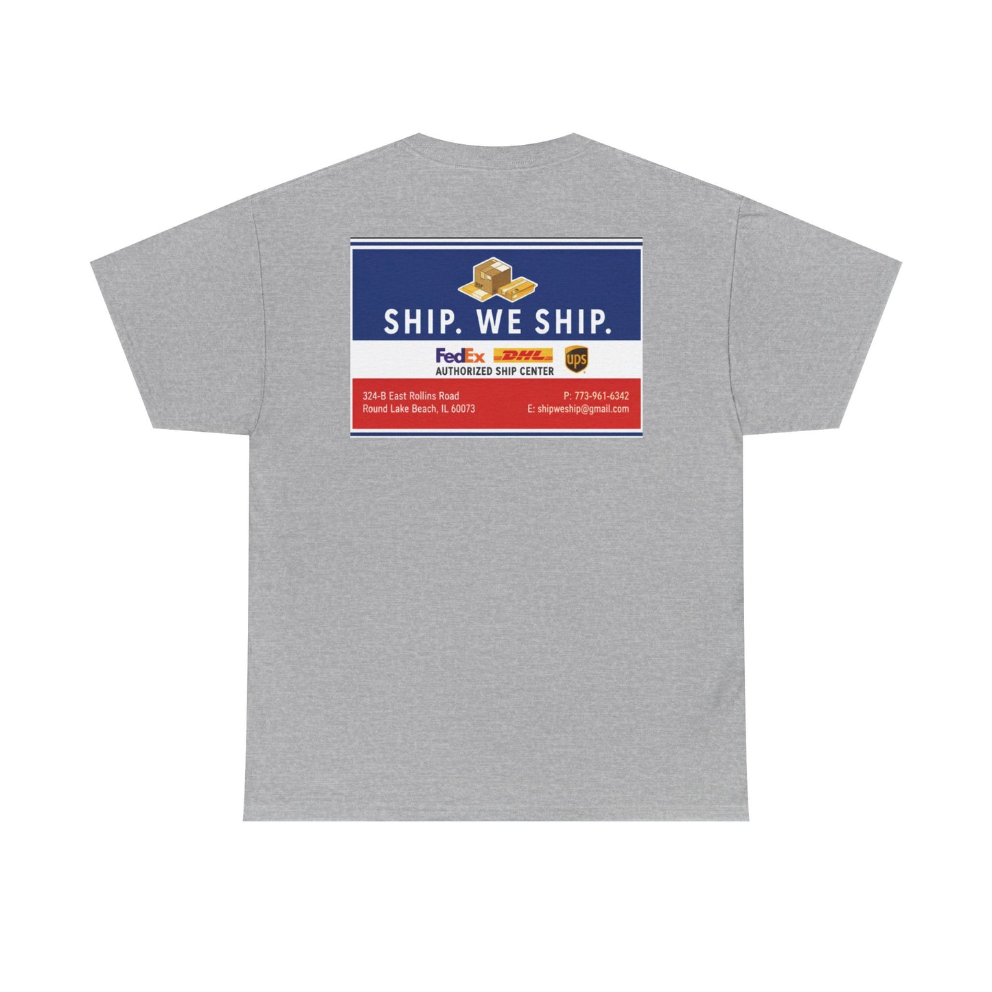 Ship. We Ship. - Shipping Center Logo Tee