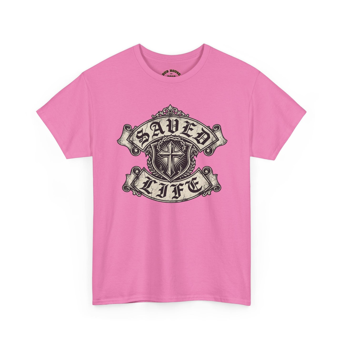 Saved Life Tee — Christian Cross