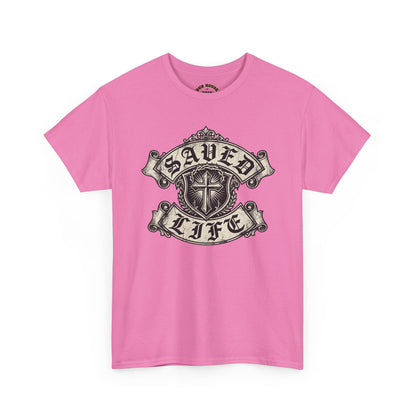 Saved Life Tee — Christian Cross