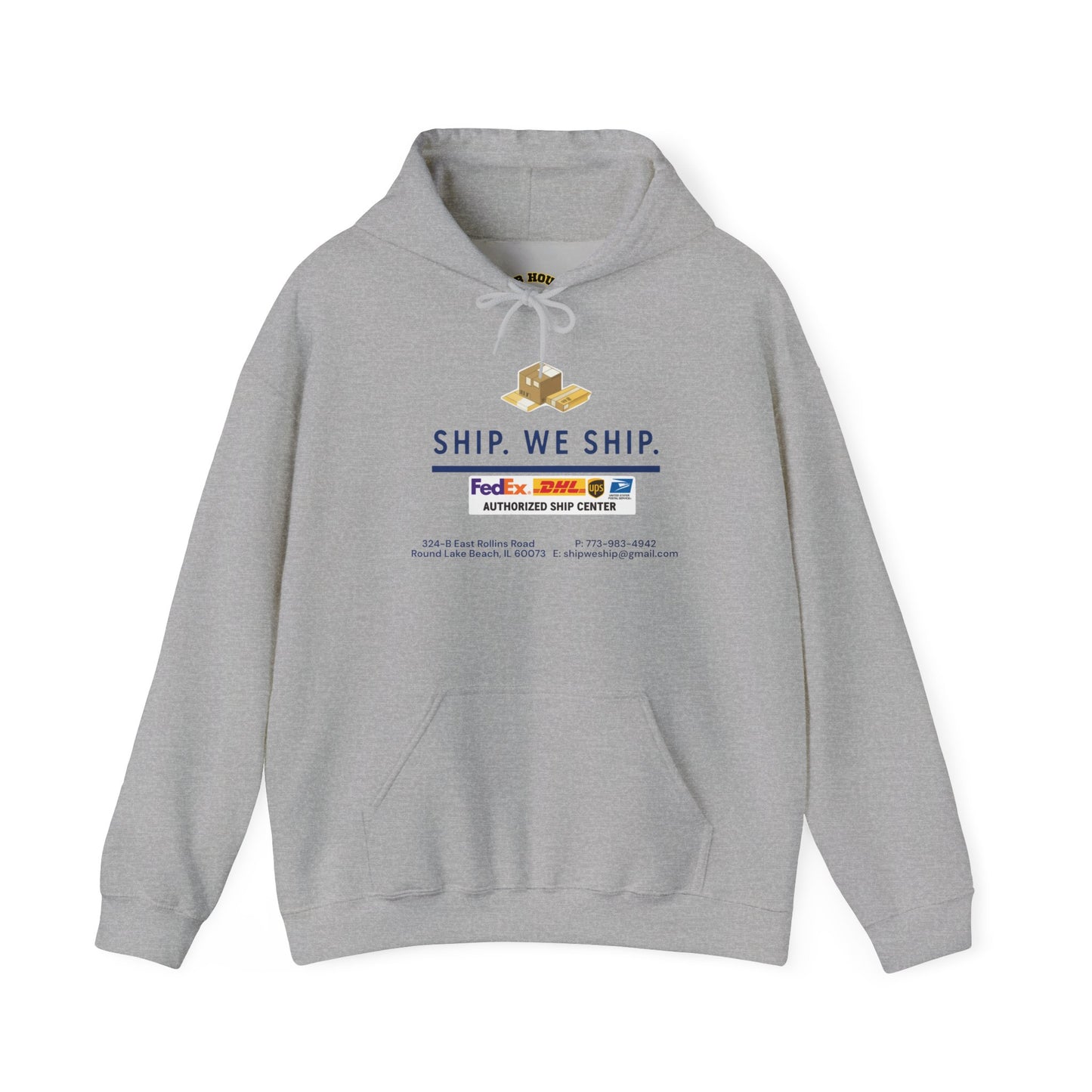 Ship. We Ship. Hoodie — Shipping Service Sweatshirt