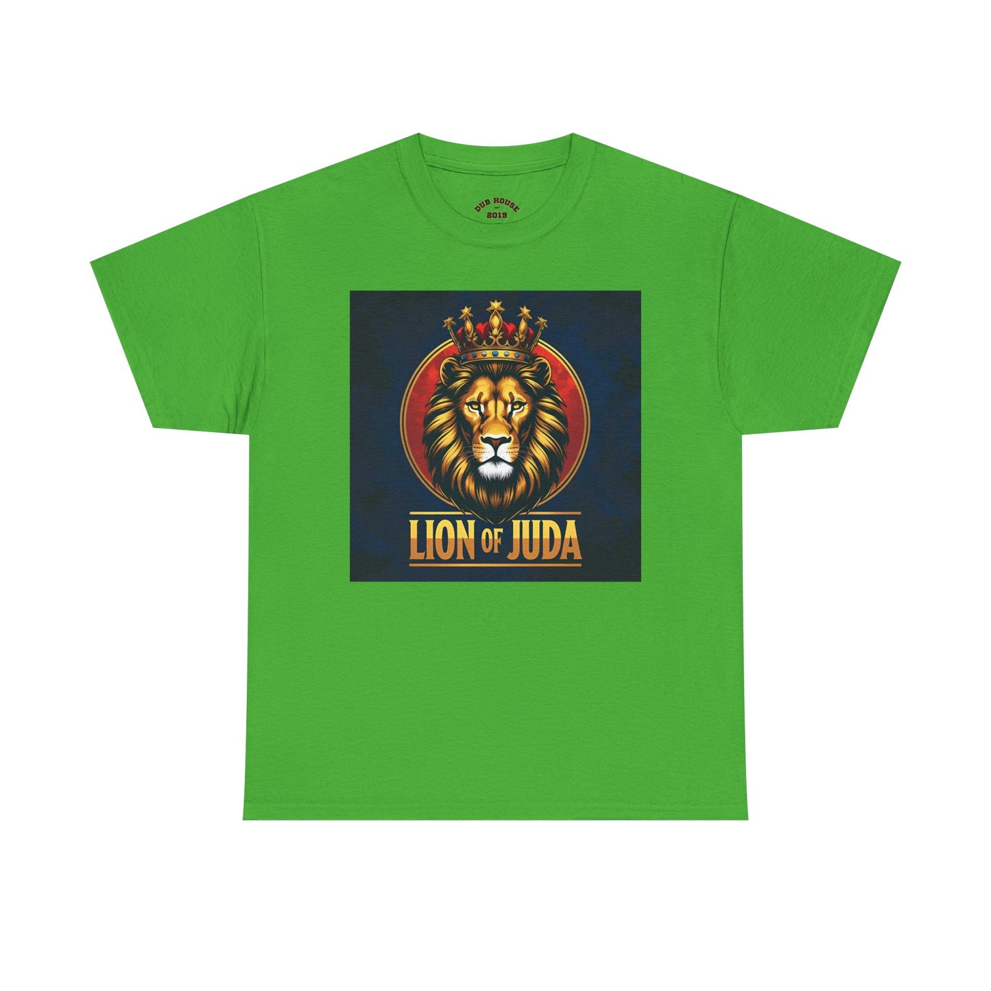 Lion of Judah Unisex Heavy Cotton Tee | Religious Tee, Christian Apparel, Men's & Women's Fashion, Perfect for Gifts, Casual Wear