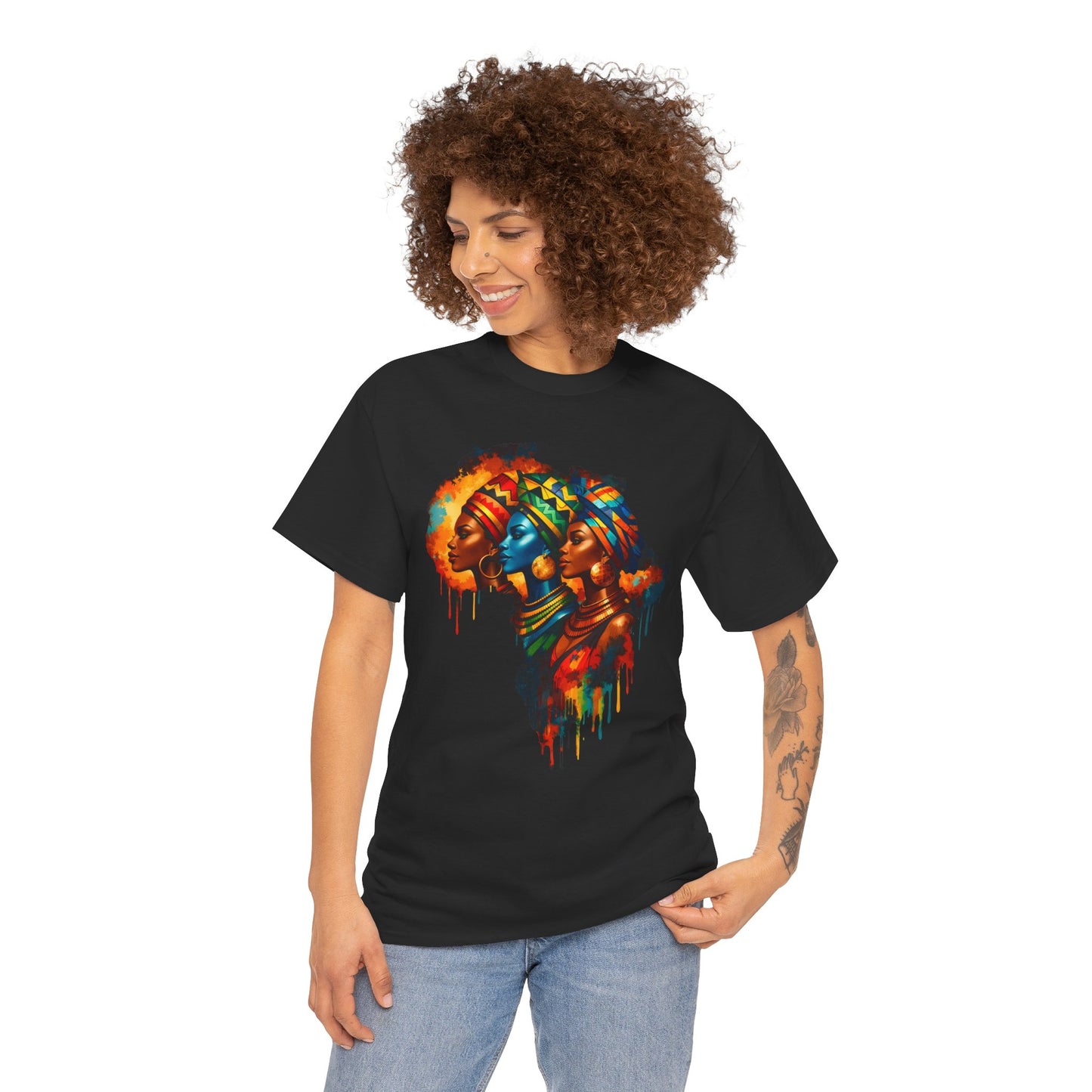Alkebulan Queen Drip Tee