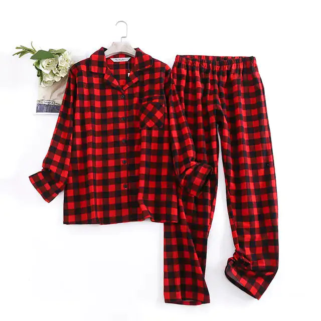 Cotton Flannel Women's Pajamas Sets