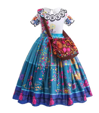 Disney Girls Princess Costume: Elsa, Anna, Jasmine, Rapunzel Dress for Kids