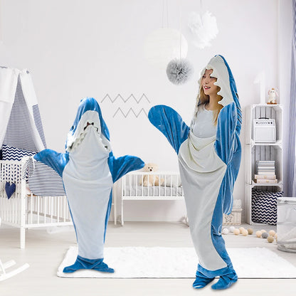 Cartoon Shark Pajamas Playsuit