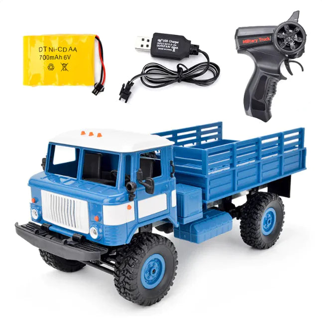 RogueClimb RC 4WD Off-Road Military Truck – Remote Control Adventure Vehicle