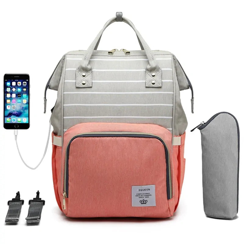 USB Diaper Baby Bag